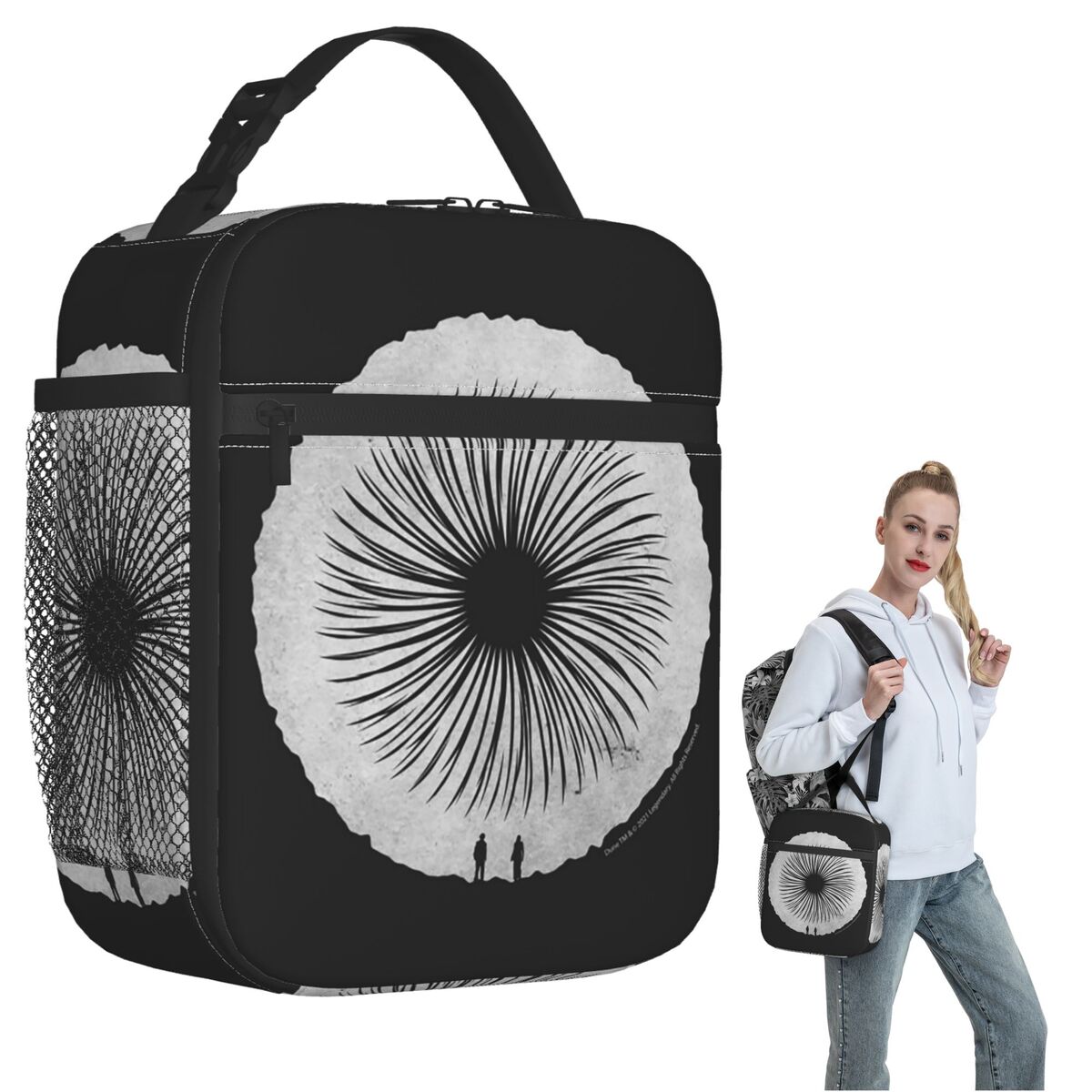 Women Bags Dune - Movie Dune Sandworm geïsoleerde lunchtas voor