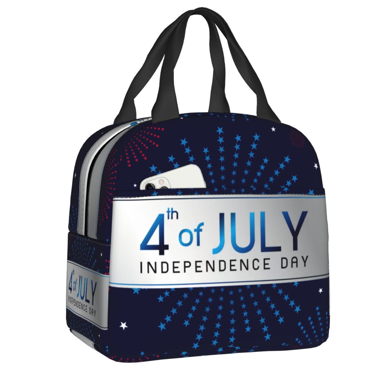 Women Bags Usa - Aangepaste Amerikaanse vlag Happy Fourth Of