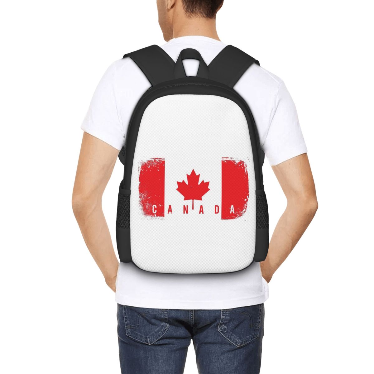 Women Bags In Canada - Canada Flag Student Rugzak Schooltas Wandelen