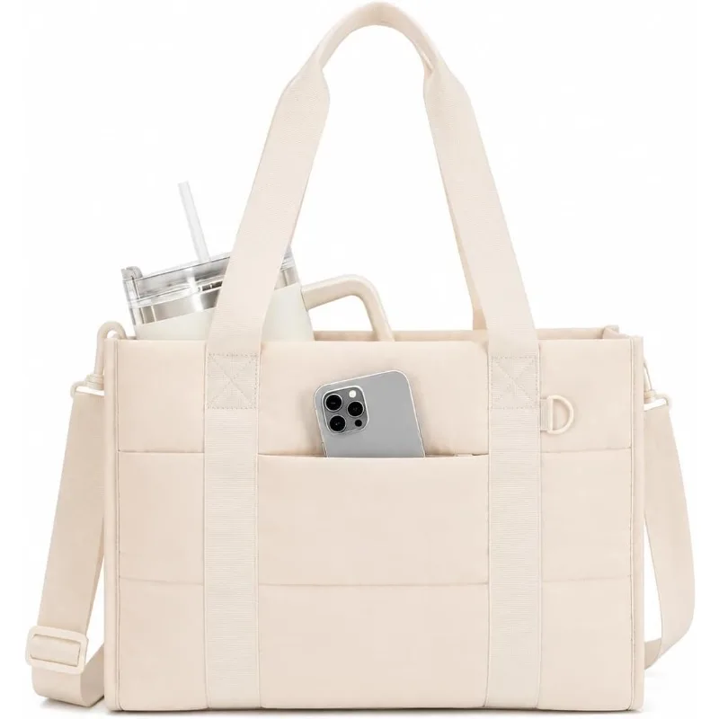 Women Bags Work - Tote Bag voor dames, lichtgewicht puffy