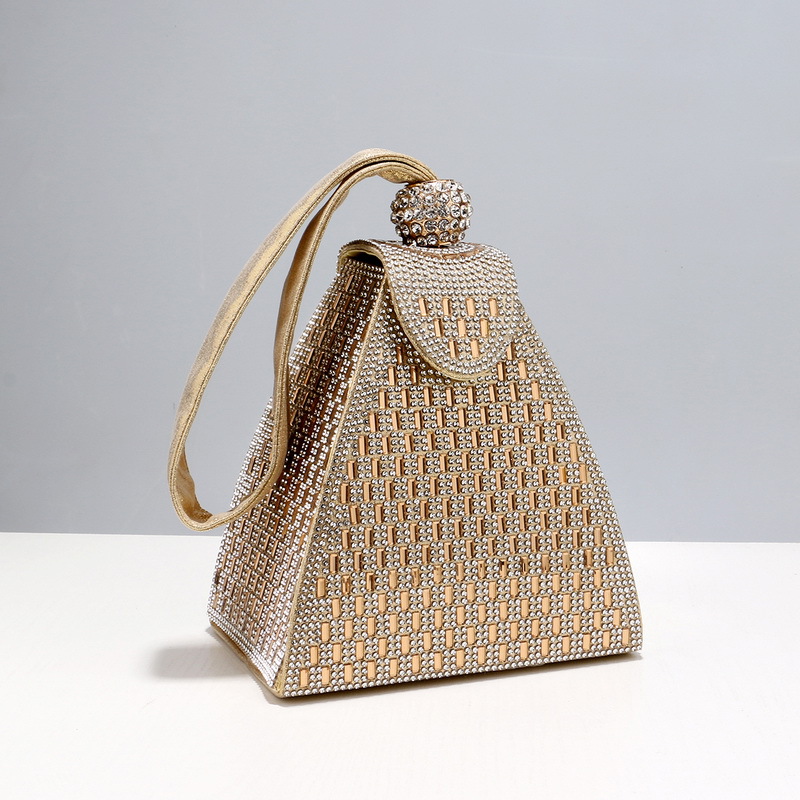 Evening Bag Beaded - Glanzend Kristal Clutch Tas Emmer Schoudertas