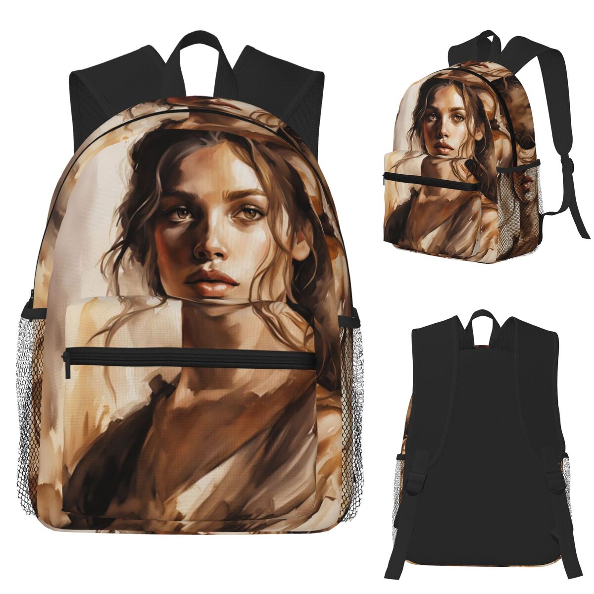 Women Bags Next - Meisje Next Door Aquarel Student Rugzak