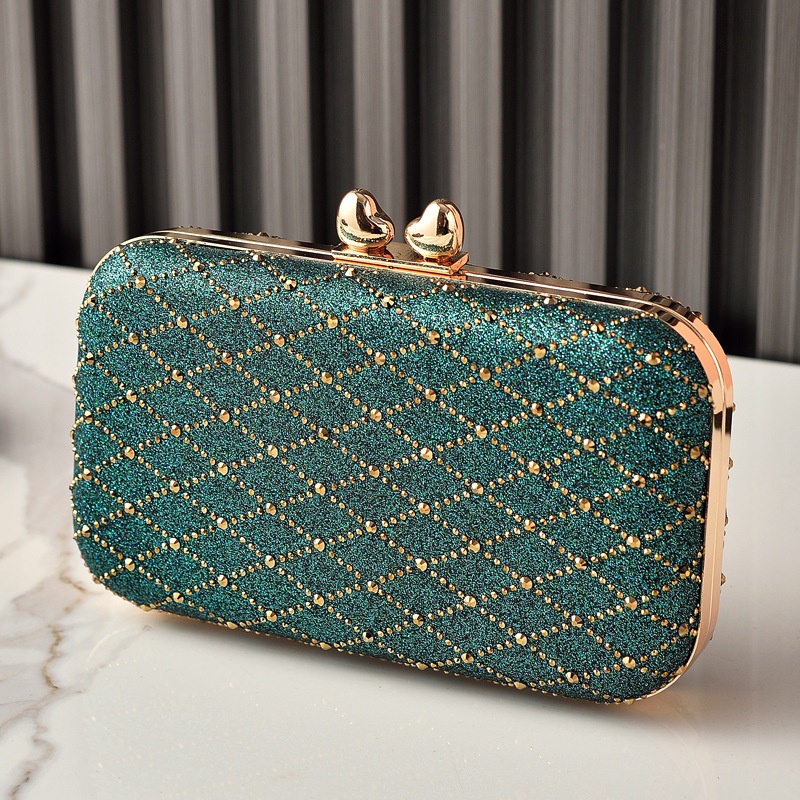 Elegante hete roze glitter clu - Evening Bag Beaded recensie en prijs