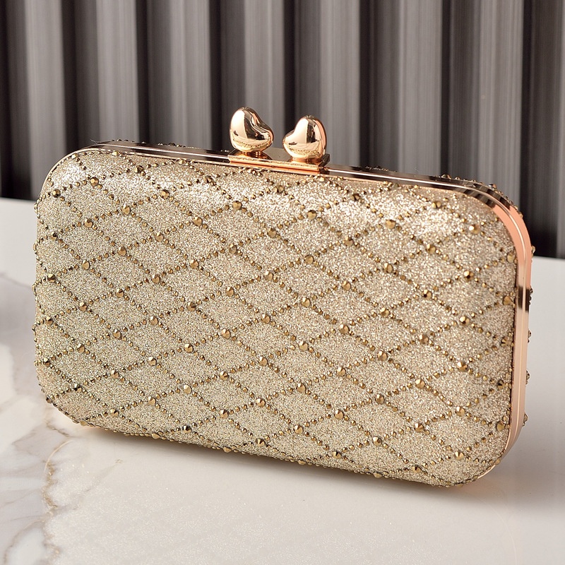 Elegante hete roze glitter clu - Evening Bag Beaded recensie en prijs
