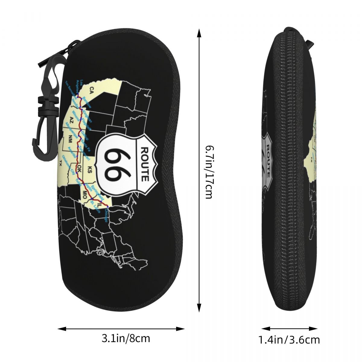 Aangepaste Route 66-kaart Shel - Women Bags Usa recensie en prijs