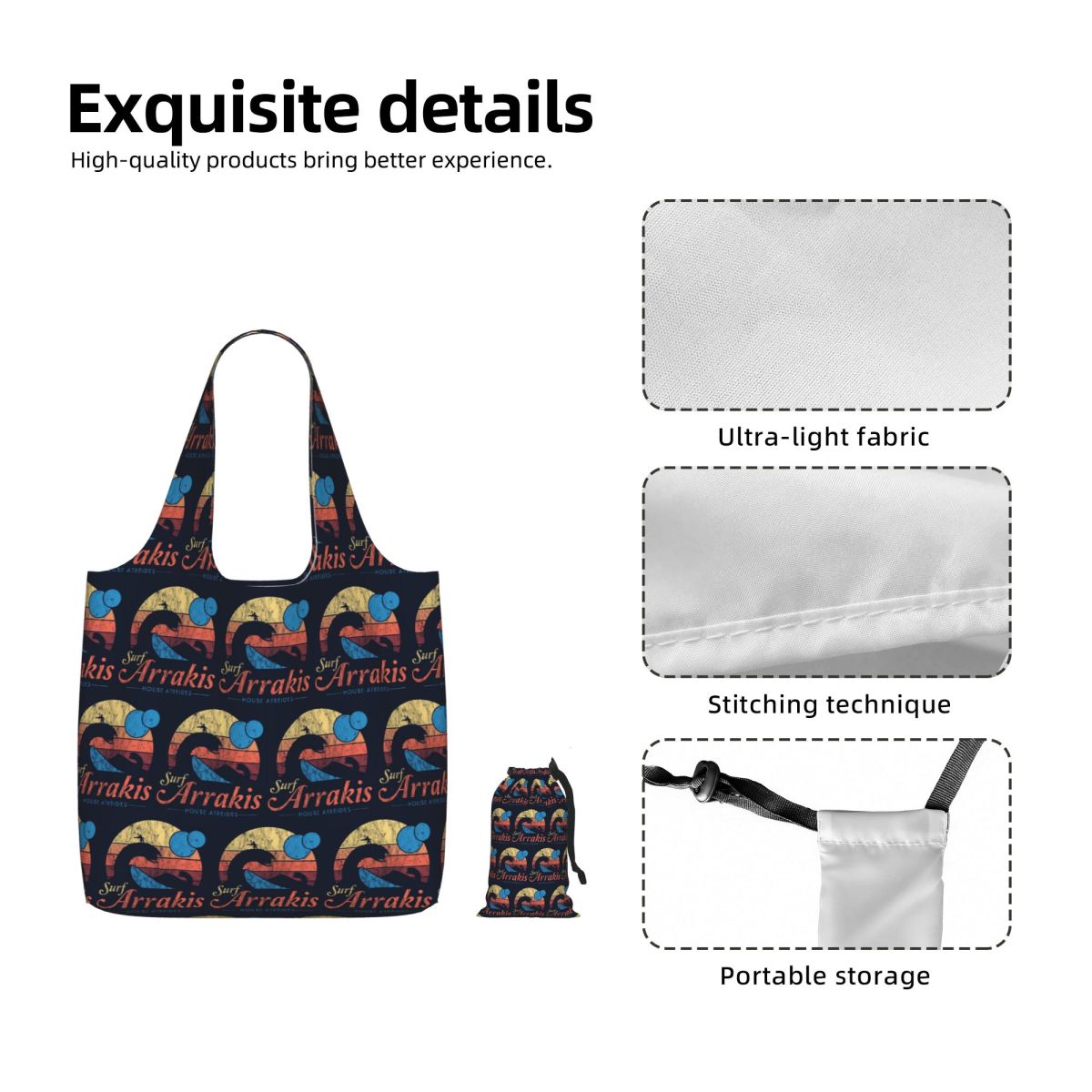 Bezoek Arrakis Distressed Surf - Women Bags Dune recensie en prijs