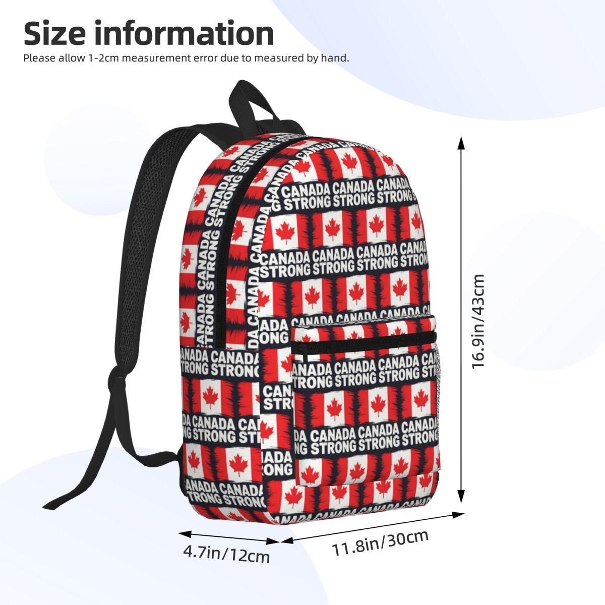 Canada Strong Student Backpack - Women Bags In Canada recensie en prijs