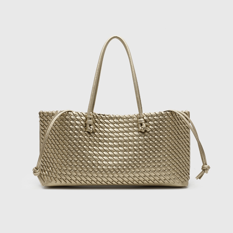 Designer luxe PU geweven tote  - Women Bags Work recensie en prijs