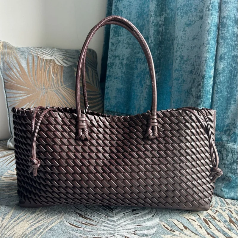 Designer luxe PU geweven tote  - Women Bags Work recensie en prijs