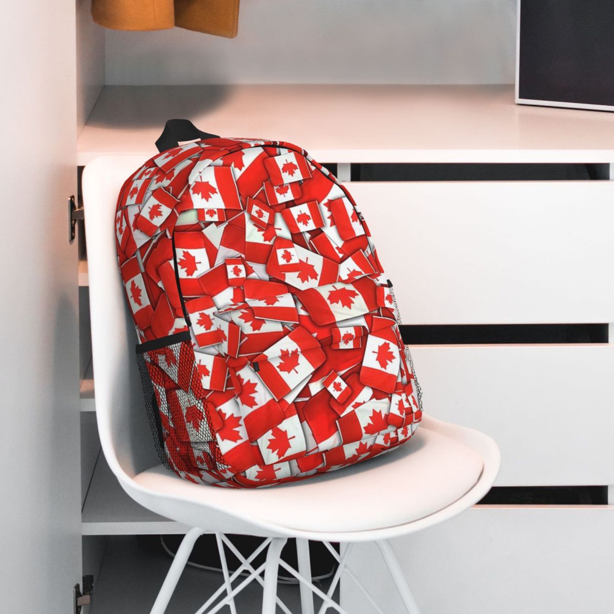 Rugzak met Canadese vlagpatroo - Women Bags In Canada recensie en prijs