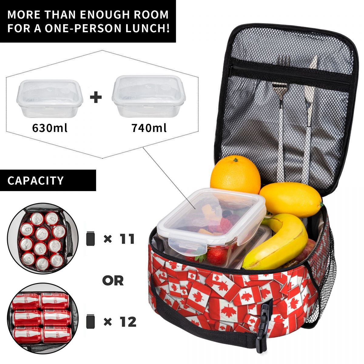 Geïsoleerde lunchtas met Canad - Women Bags In Canada recensie en prijs