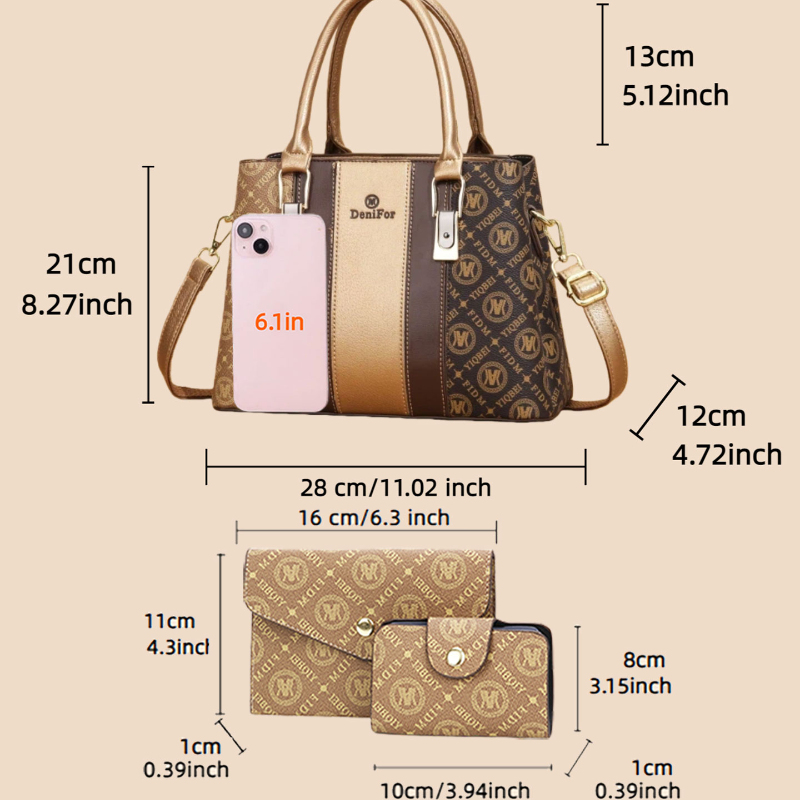 3-delige set dameshandtassen m - Women Bags Designer recensie en prijs