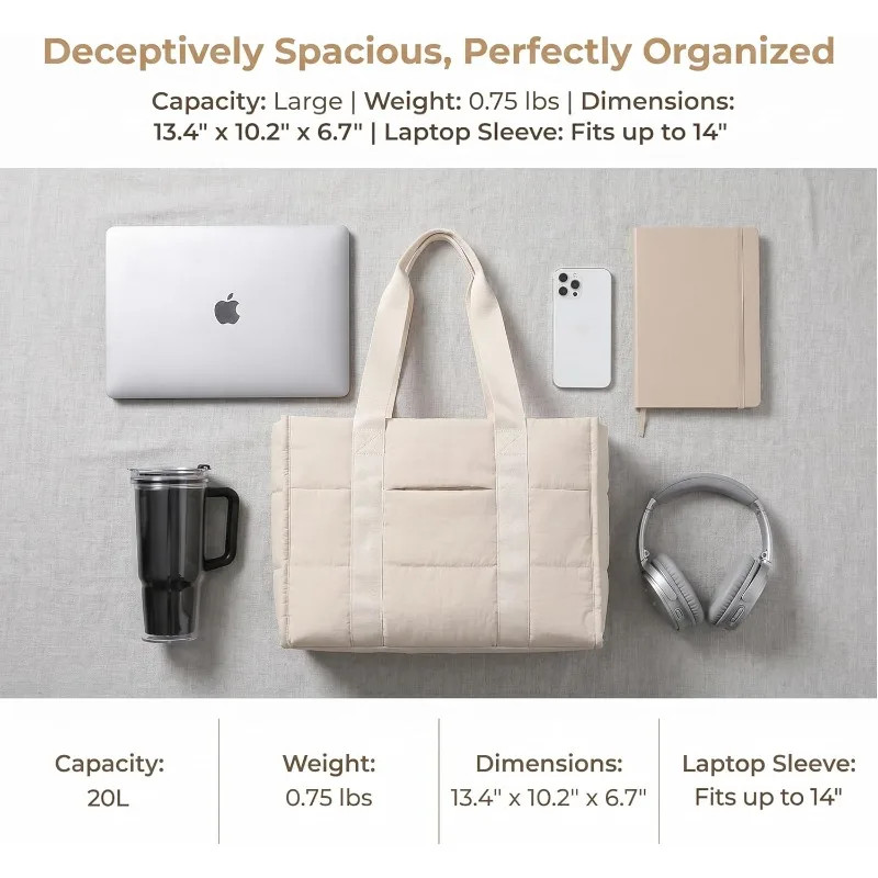 Tote Bag voor dames, lichtgewi - Women Bags Work recensie en prijs