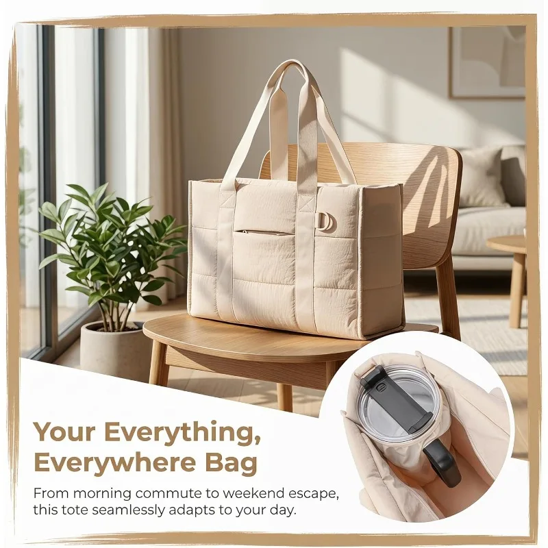 Tote Bag voor dames, lichtgewi - Women Bags Work recensie en prijs
