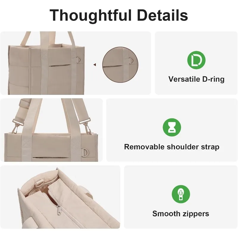 Tote Bag voor dames, lichtgewi - Women Bags Work recensie en prijs