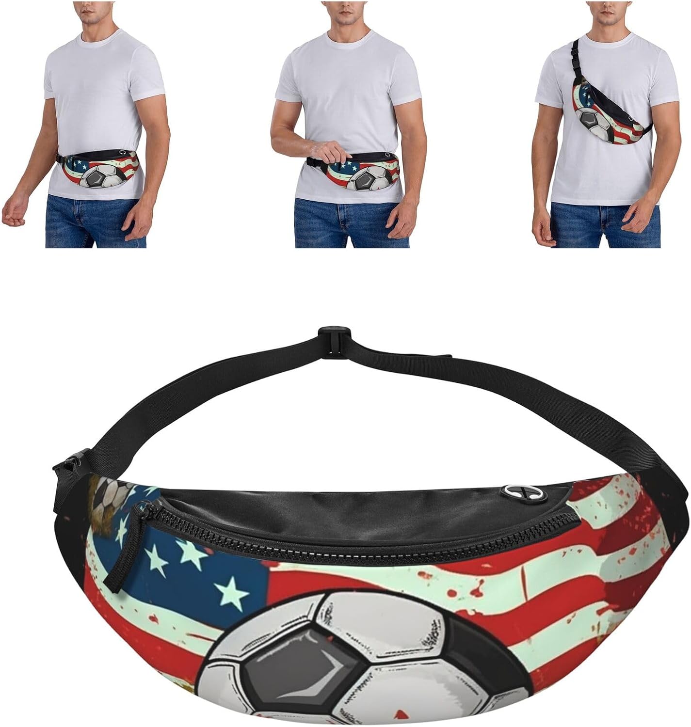 Voetbal USA Amerikaanse vlag h - Women Bags Usa recensie en prijs